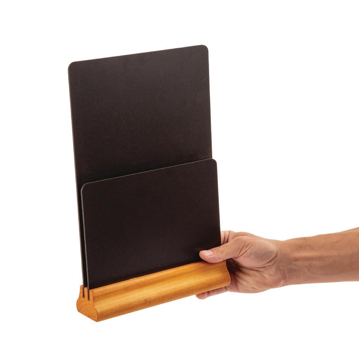 Olympia Double Blackboard Menu Holder Olympia