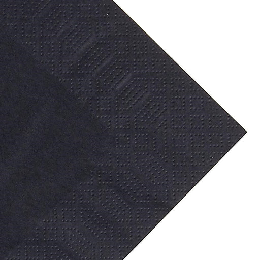Duni Dinner Napkin Black 40x40cm 3ply 1/8 Fold (1000 Pack) Duni