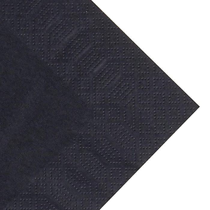 Duni Dinner Napkin Black 40x40cm 3ply 1/8 Fold (1000 Pack) Duni