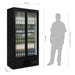 Polar G-Series Upright Back Bar Cooler with Sliding Doors 490Ltr Polar