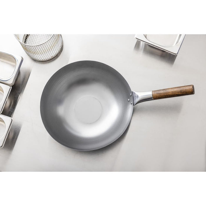 London Wok Flat Bottom Wok 305mm London Wok