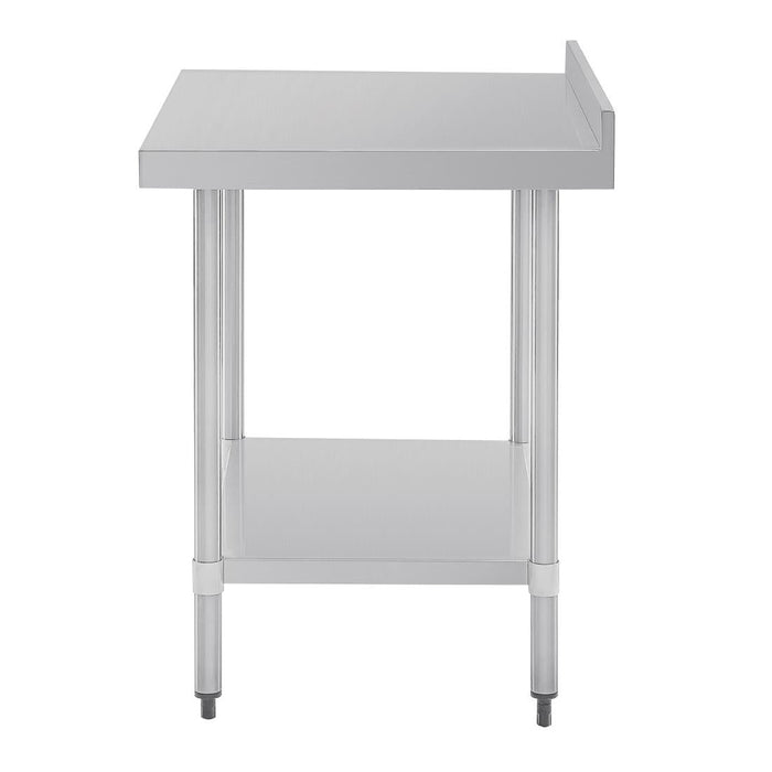 Vogue Stainless Steel Table with Upstand 900mm Vogue
