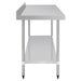 Vogue Stainless Steel Table with Upstand 1800mm Vogue
