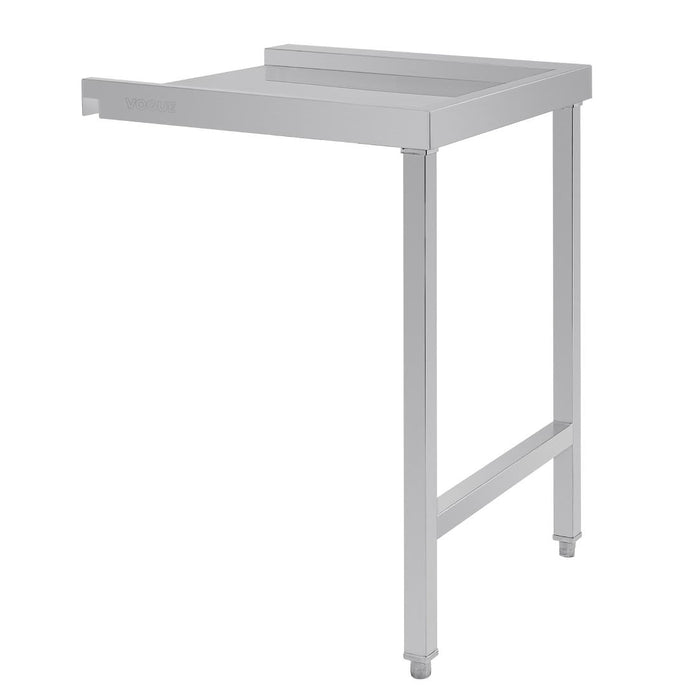 Vogue Pass Through Dishwash Table Left 600mm Vogue