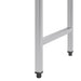 Vogue Pass Through Dishwash Table Left 600mm Vogue