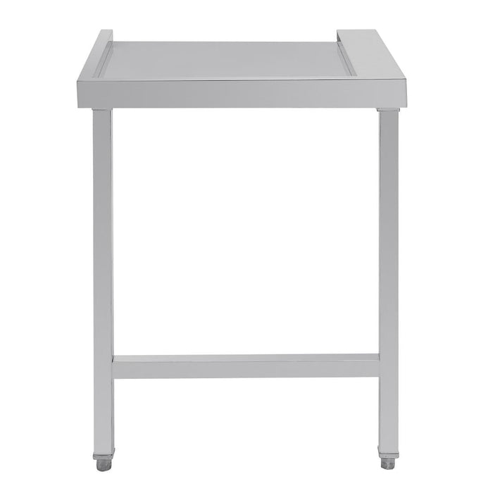 Vogue Pass Through Dishwash Table Left 600mm Vogue