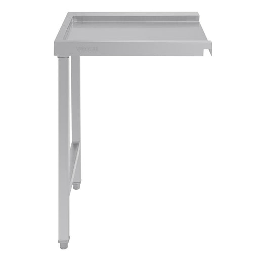 Vogue Pass Through Dishwash Table Right 600mm Vogue