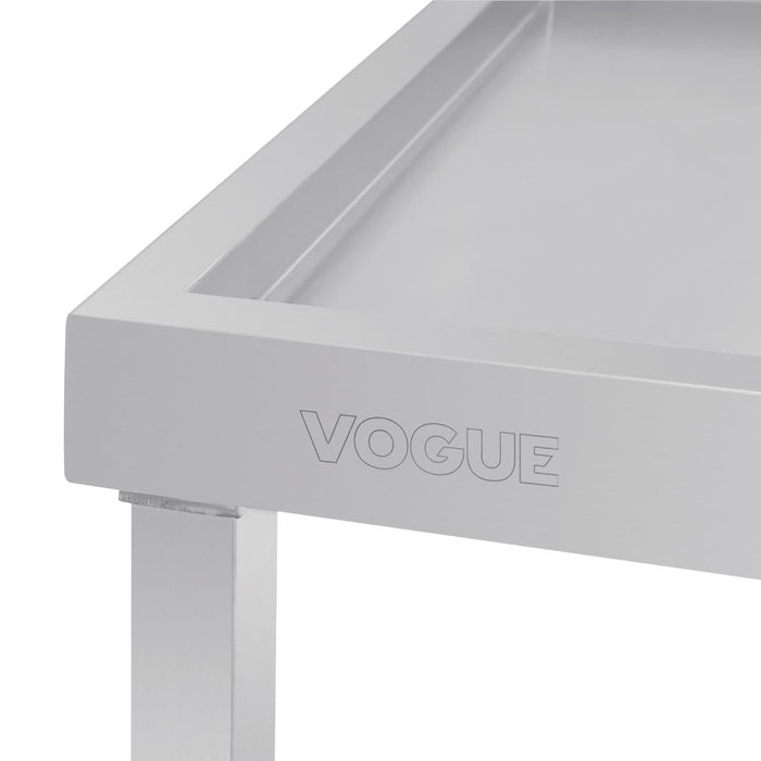 Vogue Pass Through Dishwash Table Right 600mm Vogue