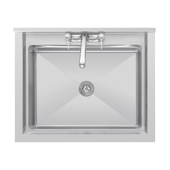 Vogue Stainless Steel Midi Pot Wash Sink with Undershelf Vogue
