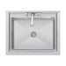 Vogue Stainless Steel Midi Pot Wash Sink with Undershelf Vogue