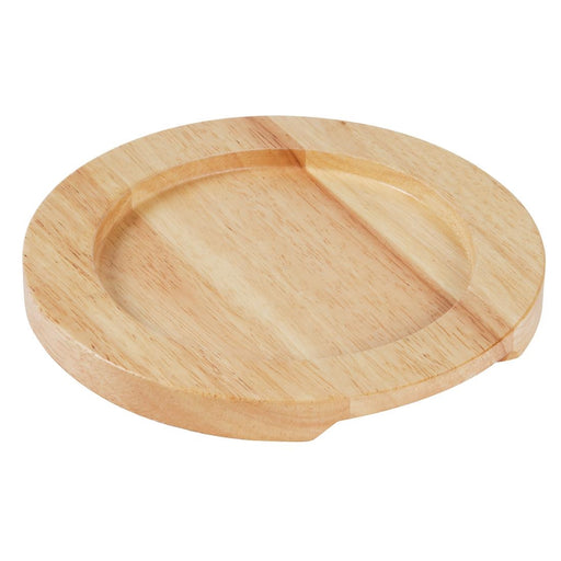 Dimensions: 210(Ø)x19(H)mm. Hevea Wood Base. Compatible with GJ554