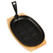 Olympia Cast-Iron Oval Sizzle Platter 280mm Olympia