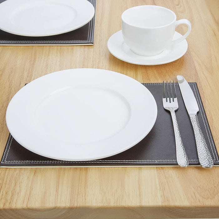 Olympia Faux Leather Placemats (4 Pack) Olympia