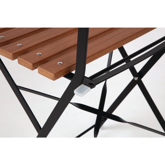 Bolero Faux Wood Bistro Chair (2 Pack) Bolero