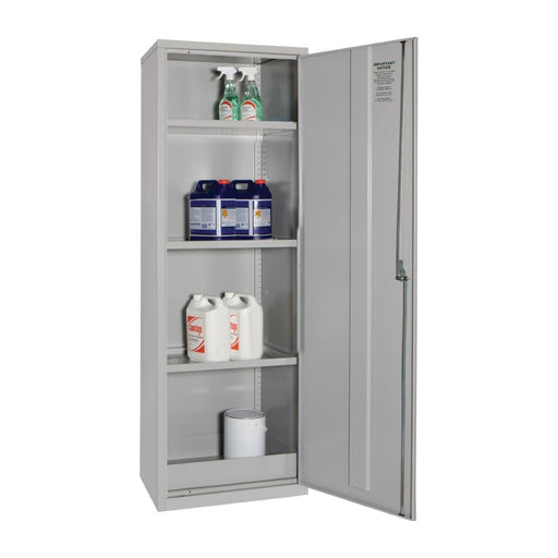 COSHH Cabinet Single Door Grey 20Ltr Elite Lockers
