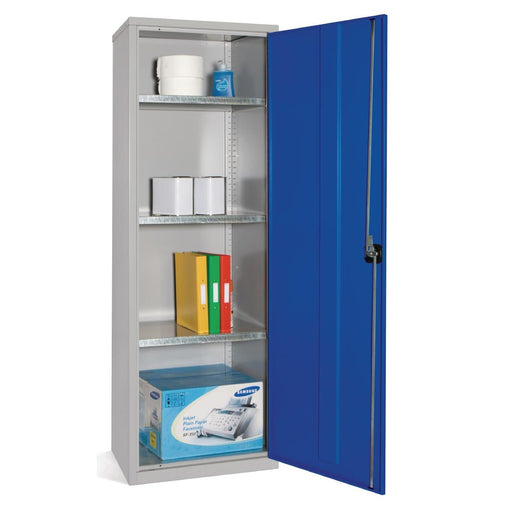Storage Locker Blue 3 Shelves Blue Elite Lockers