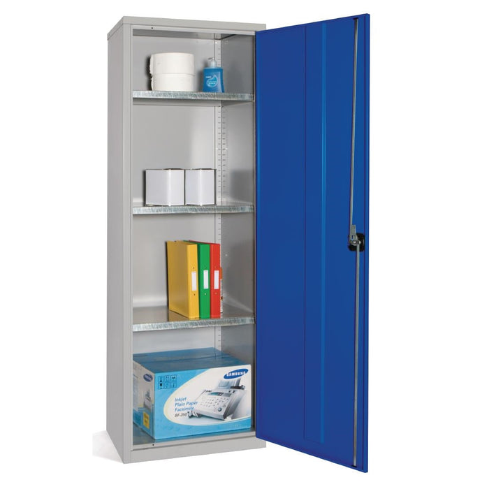 Storage Locker Blue 3 Shelves Blue Elite Lockers
