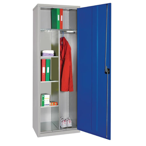 Clothing And Equipment Locker Blue 610mm Elite Lockers