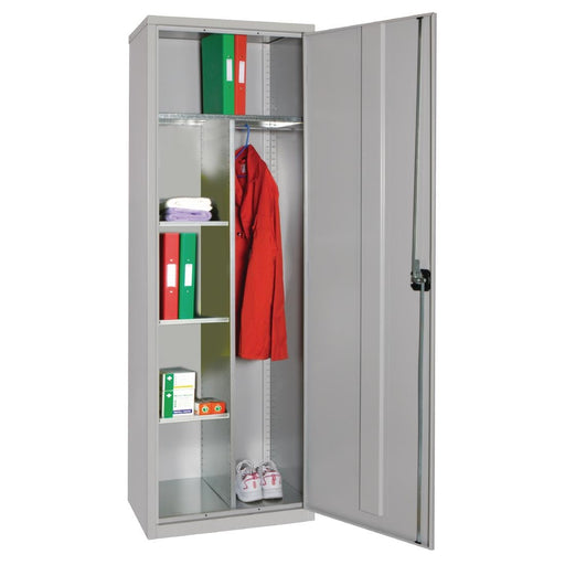 Clothing And Equipment Locker Grey 610mm Elite Lockers