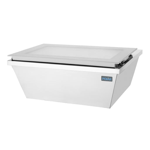 Polar G-Series Countertop Ice Cream Freezer 4x Napoli Pans Polar