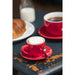 Olympia Cafe Espresso Cup Red - 100ml 3.38fl oz (12 Pack) Olympia
