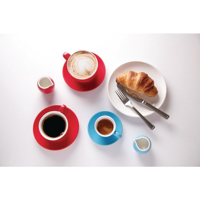 Olympia Cafe Milk Jug Blue - 70ml 2.36fl oz (6 Pack) Olympia