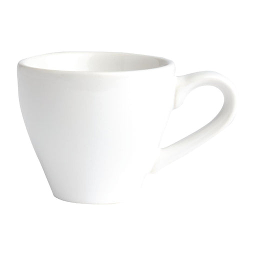 Olympia Cafe Espresso Cup White 100ml 3.38fl oz (12 Pack) Olympia
