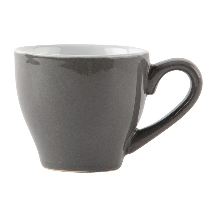 Olympia Cafe Espresso Cup Charcoal - 100ml 3.38fl oz (12 Pack) Olympia