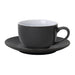 Olympia Cafe Saucer Charcoal 158mm 6 1/4" (12 Pack) Olympia