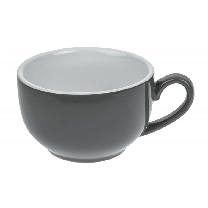 Olympia Cafe Coffee Cup Charcoal - 230ml 8fl oz (12 Pack) Olympia