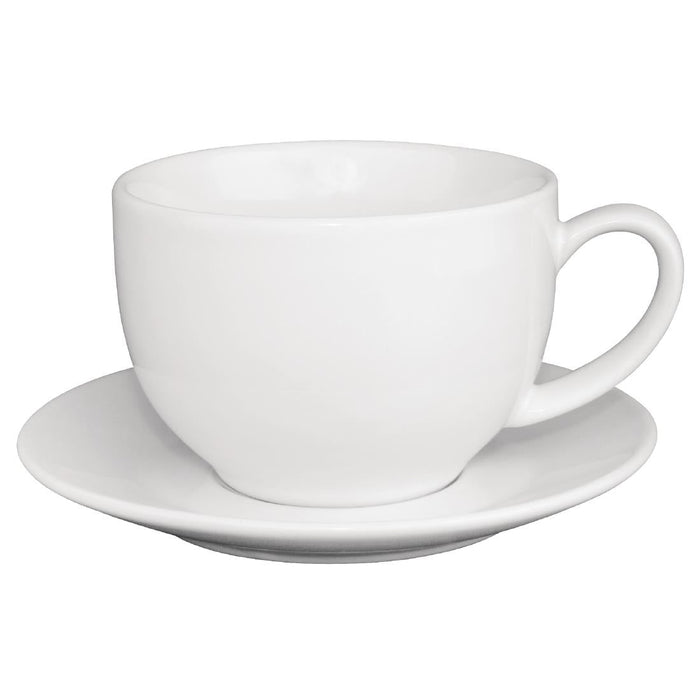 Olympia Cafe Cappuccino Cup White 340ml 11.5fl oz (12 Pack) Olympia