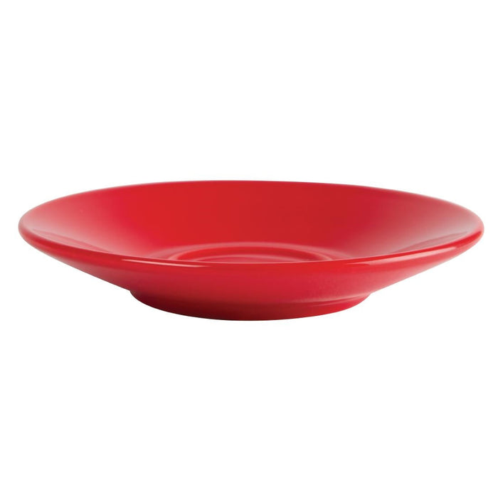 Olympia Cafe Espresso Saucer Red (12 Pack) Olympia