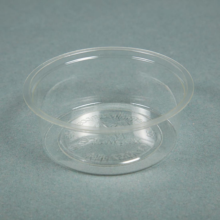 Vegware Compostable Cold Portion Pot Lids 59ml / 2oz and 118ml / 4oz Vegware