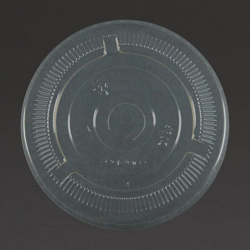 Vegware Compostable Cold Cup Flat Lids 340ml / 12oz and 455ml / 16oz (1000 Pack) Vegware