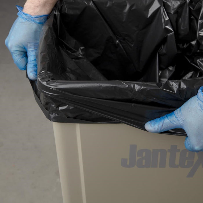 Jantex Heavy Duty Bin Bags Black 70Ltr (100 Pack) Jantex