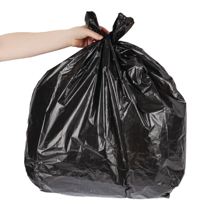 Jantex Heavy Duty Bin Bags Black 70Ltr (100 Pack) Jantex