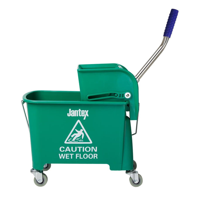Jantex Kentucky Green Mop Bucket and Wringer 20Ltr Jantex