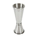 25ml and 50ml measure. Stainless steel
