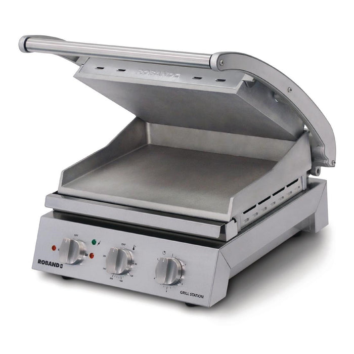 6 sandwich capacity. Smooth top & lower plates.