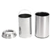 Bolero Bullet Bin with Open Top Lid Silver 40Ltr Bolero