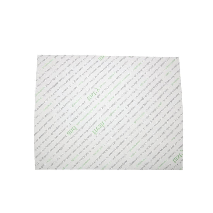 Greaseproof Paper Sheets Fresh and Tasty Print 255 x 203mm (500 Pack) Chevler
