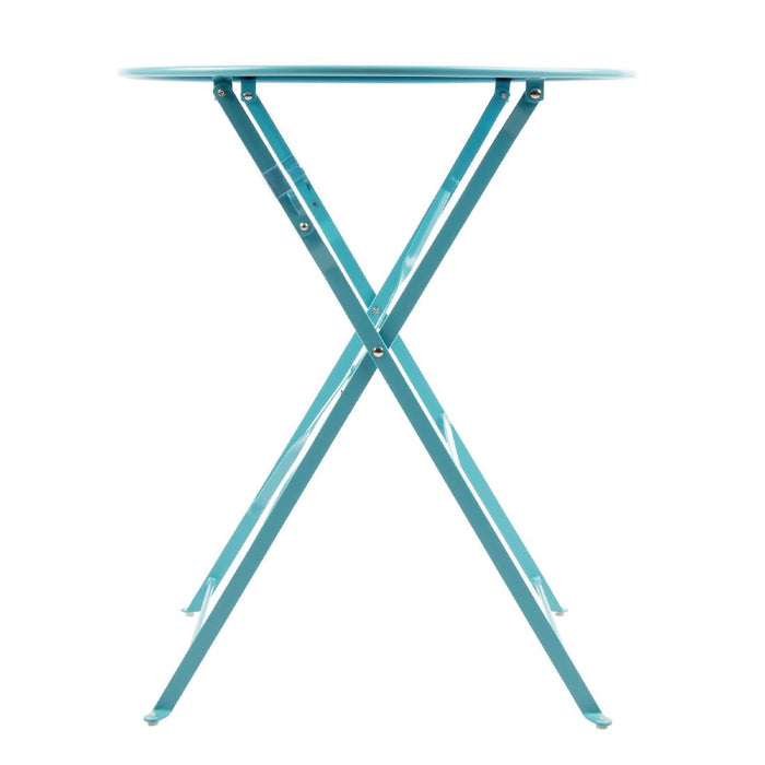 Bolero Perth Blue Pavement Style Steel Table Round 600mm Bolero