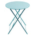 Bolero Perth Blue Pavement Style Steel Table Round 600mm Bolero