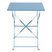 Bolero Perth Blue Pavement Style Steel Table Square 600mm Bolero