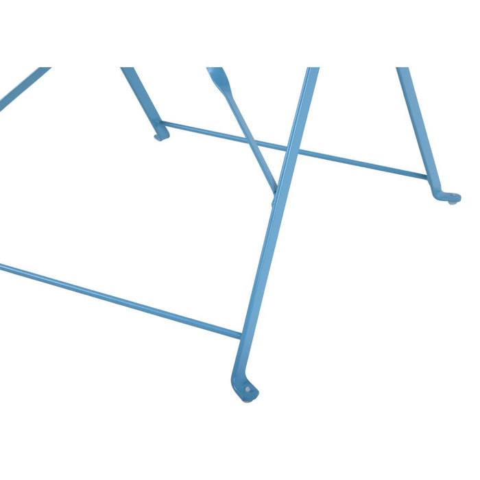 Bolero Perth Blue Pavement Style Steel Table Square 600mm Bolero