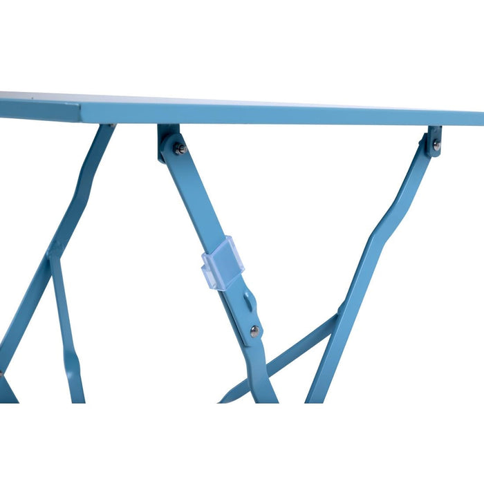 Bolero Perth Blue Pavement Style Steel Table Square 600mm Bolero