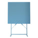 Bolero Perth Blue Pavement Style Steel Table Square 600mm Bolero