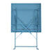 Bolero Perth Blue Pavement Style Steel Table Square 600mm Bolero