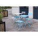 Bolero Perth Blue Pavement Style Steel Table Square 600mm Bolero