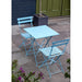 Bolero Perth Blue Pavement Style Steel Table Square 600mm Bolero